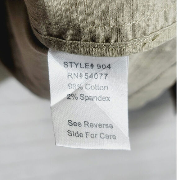 CAbi KHAKI BUTTON FRONT SHORT JACKET, SZ SMALL - Picture 6 of 11